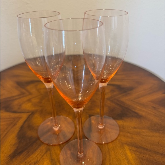 3 Mikasa Elite Pink Champagne Glass 8 1/4” Excellent Condition - Picture 2 of 8